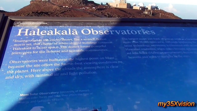 Haleakala Observatories and Spectacular Views from the top of  Volcano ~ Maui Hawaii