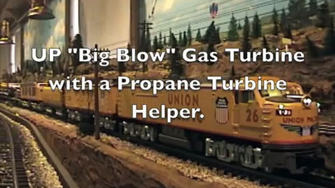 LIONEL ELECTRIC TRAINS: AN MTH Gas Turbine With A Propane  Helper