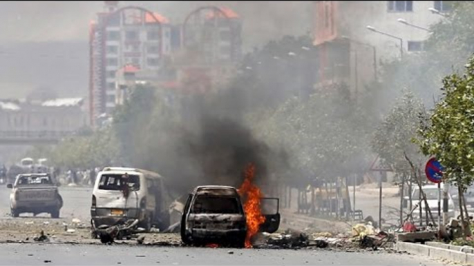 RAW: Taliban gunmen explode several bombs in Afghan Parliament in Kabul