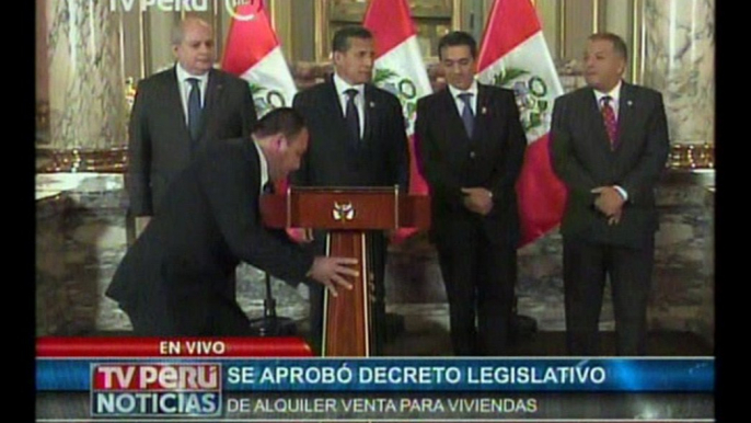 Leasing inmobiliario: Ollanta Humala promulga ley de alquiler-venta