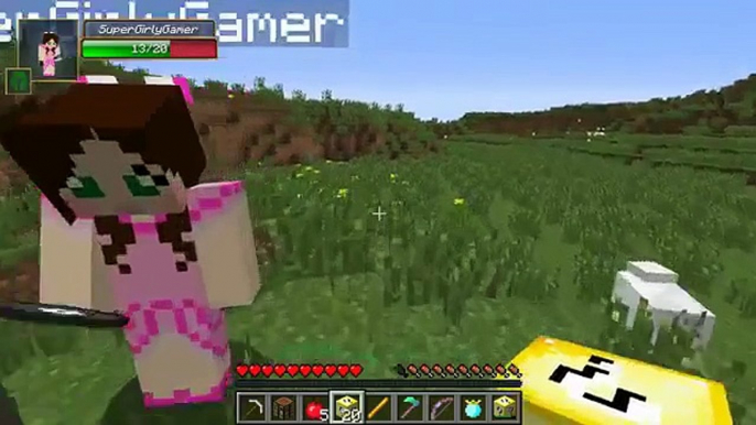 PopularMMOs with Jen Minecraft  BUGS TROLLING GAMES   Lucky Block Mod   Modded Mini Game Pat and Jen