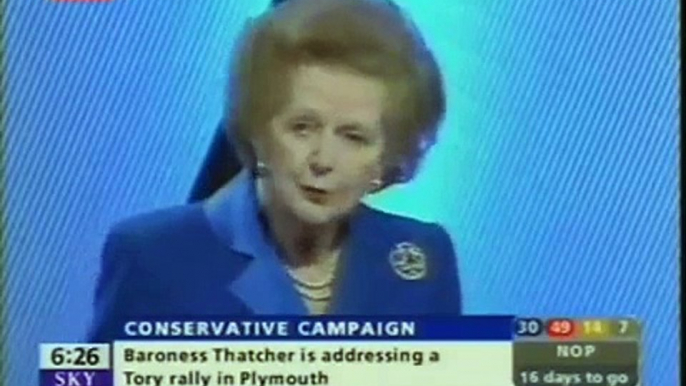 Margaret Thatcher on Blair and Brown