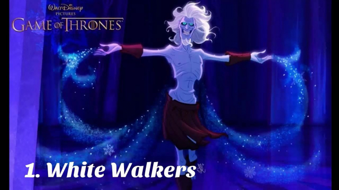 Como serían los personajes de game of thrones si walt Disney hubiera hecho la serie