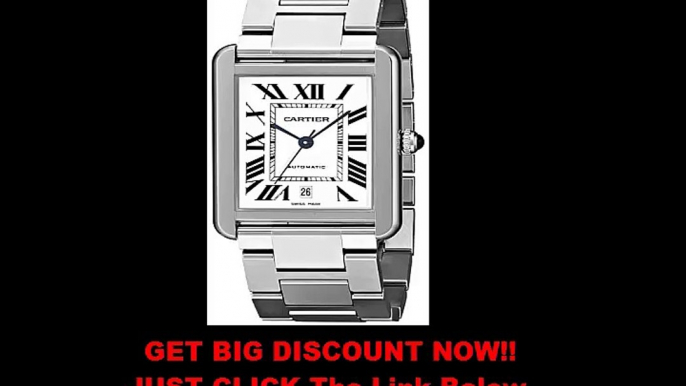 Cartier Men's W5200028 Analog Display Automatic Self Wind Silver Watch