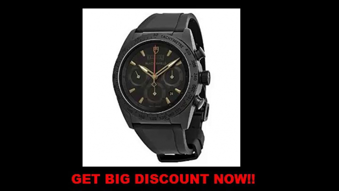 PREVIEW Tudor Blackshield Automatic Chronograph Black Dial Black Rubber Mens Watch 42000CN-BKRS