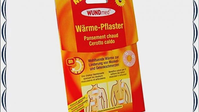 Wundmed W?rmepflaster 13 cm x 95 cm alle einzeln verpackt verschiedene Mengen (50 St?ck)