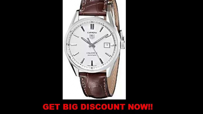 BEST BUY TAG Heuer Men's WAR211B.FC6181 Carrera Analog Display Swiss Automatic Brown Watch