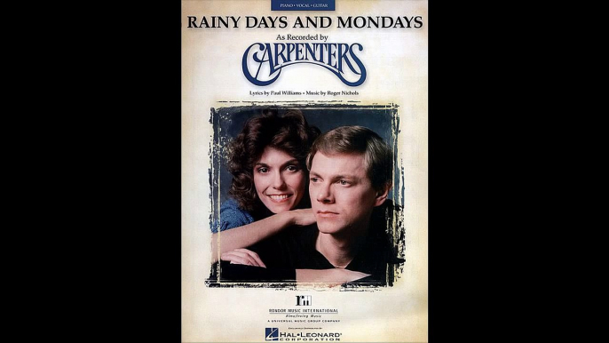 Rainy Days And Mondays - The Carpenters (Lyrics in description) - The Carpenters Greatest Hits