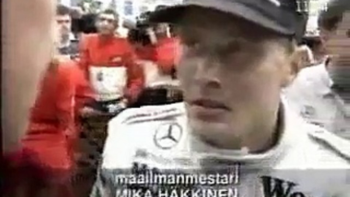 F1 - Mika Häkkisen haastattelu Suzukassa 1999