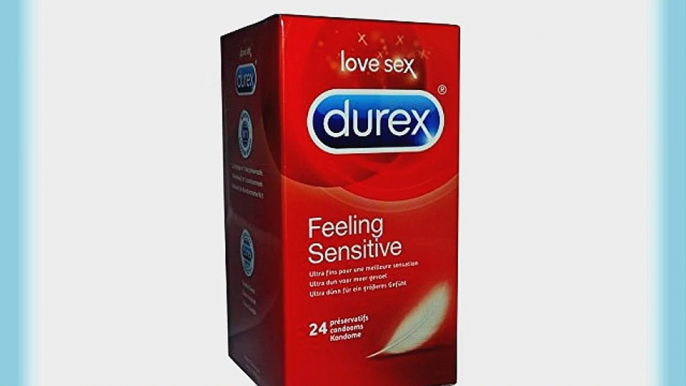 Durex Feeling Sensitive 48 St?ck Condoms Kondome Gef?hlsecht Ultra d?nn f?r ein gro?eres Gef?hl