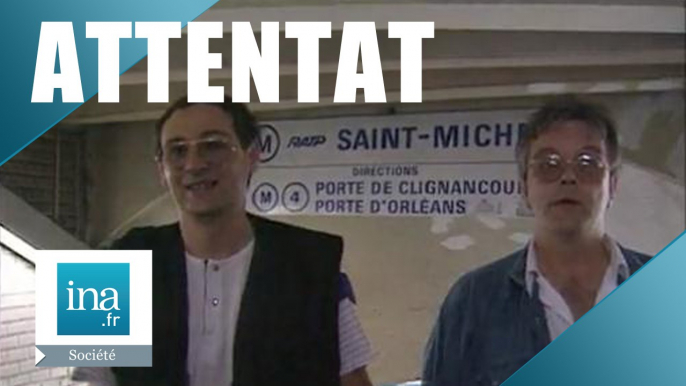 24h après l'attentat de Saint Michel dans le métro | Archive INA