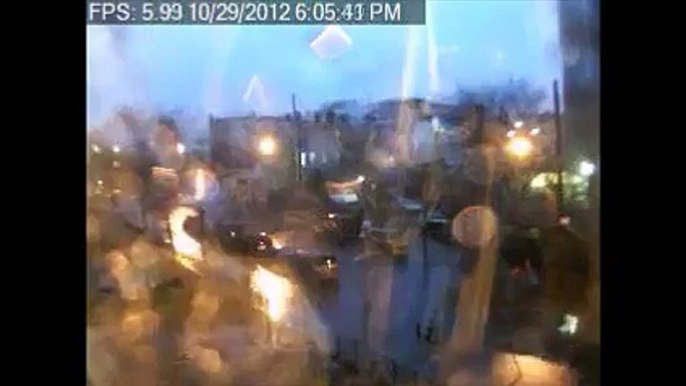 Hurricane Sandy Storm Surge Timelapse in Coney Island