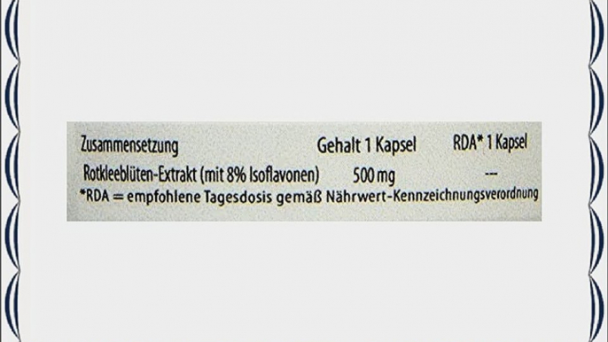 Avitale Rotklee Kapseln 500 mg 120 St?ck  1er Pack (1 x 72 g)