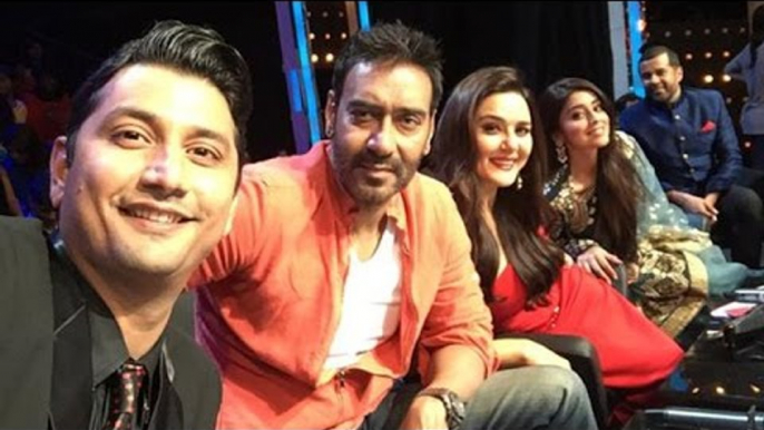 Ajay Devgn And Shriya Saran Promote Drishyam On Nach Baliye - Pics