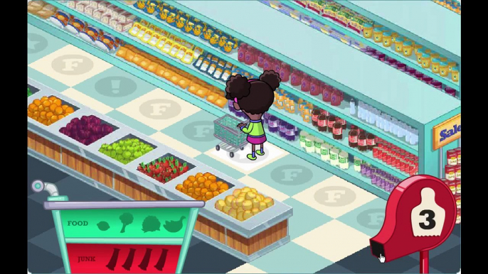 Fizzys Lunch Lab Supermarket Mania Cartoon Animation PBS Kids Game Play Walkthrough