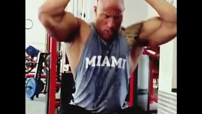 The Rock Workout Training in Budapest, Hercules Dwayne The Rock Johnson´s Turbine from Hell