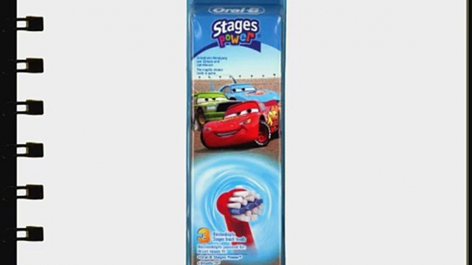 Oral-B Stages Power 3er - Aufsteckb?rsten f?r Kinder - Motiv Cars