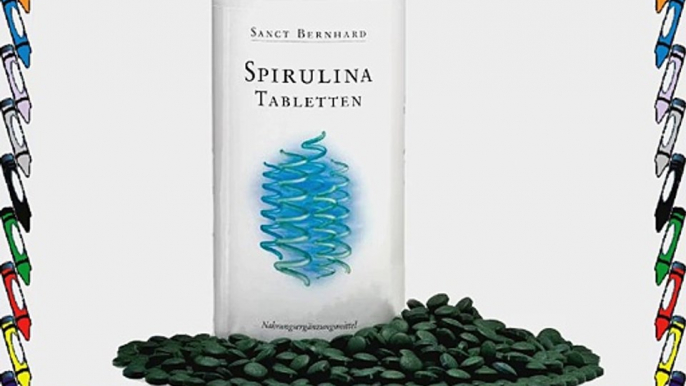 Sanct Bernhard Spirulina-Tabletten mit Spirulina platensis 1350 Tabletten