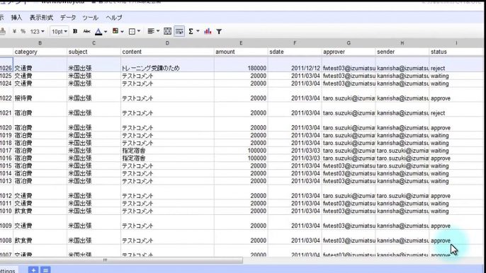 Google Apps Demos [Google Apps Script ワークフロー編]