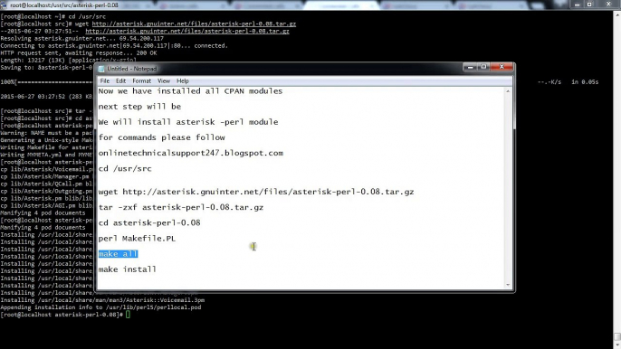 Step 8: Asterisk Perl Module on vicidial