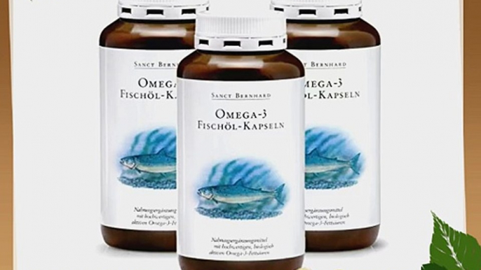 Sanct Bernhard Omega-3 Fisch?l-Kapseln 1200 St?ck (3er-Bundle)