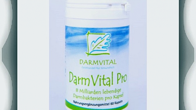 DarmVital Pro - 8 Mrd. lebendige Darmbakterien pro Kapsel 60 Vegi-Kapseln