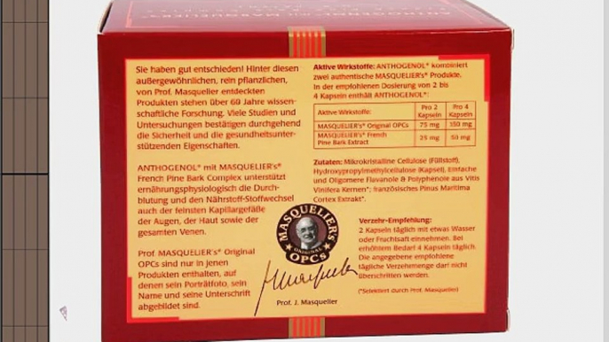 Masquelier's Original OPCs Anthogenol 90 Kapseln 1er Pack (1 x 288 g)