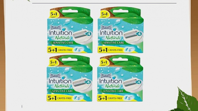 24 Wilkinson Intuition Natrals Rasierklingen