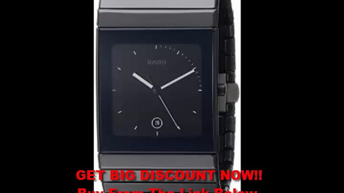 SALE Rado Men's R21717152 Ceramica XL Black Dial Watch