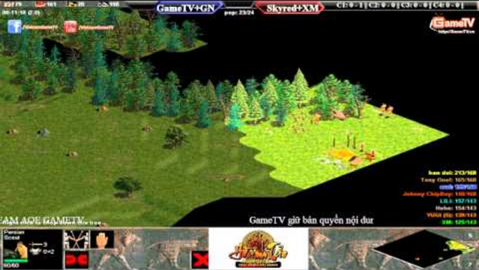 4vs4| GameTV + Gunny vs Skyred + Xi Măng Ngày 15/06/2015 C1T2