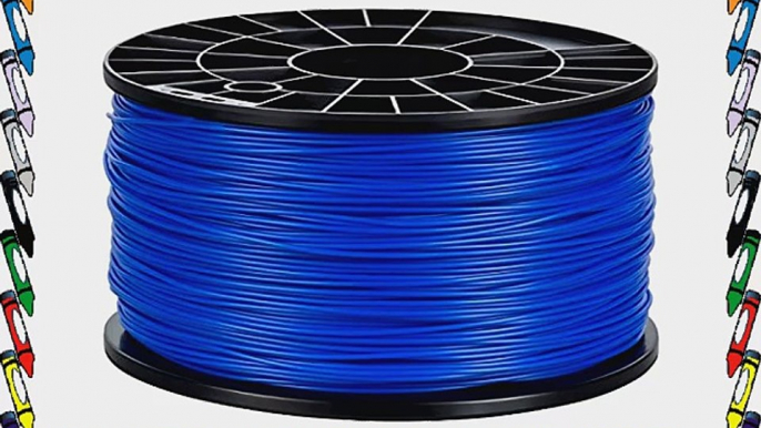 NuNus ABS Filament 1kg f?r 3D Drucker MakerBot RepRap MakerGear Ultimaker uvm. (blau 175mm)