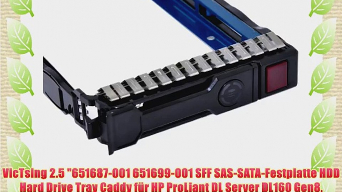 VicTsing 2.5 651687-001 651699-001 SFF SAS-SATA-Festplatte HDD Hard Drive Tray Caddy f?r HP