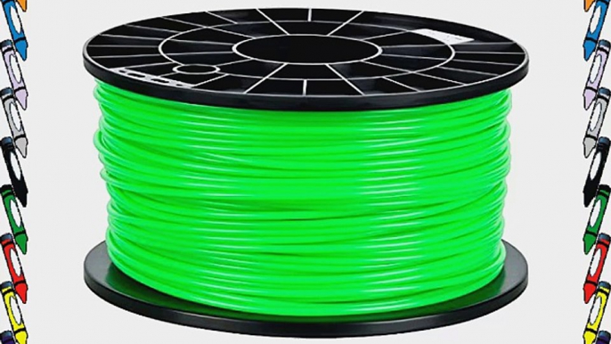 NuNus PLA Filament 1kg f?r 3D Drucker MakerBot RepRap MakerGear Ultimaker uvm. (gr?n 3.00mm)