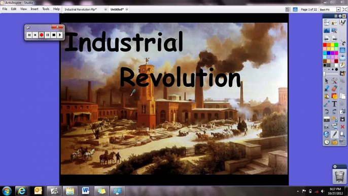 Beginning of the Industrial Revolution Inventions, Technologies, and Discrimination