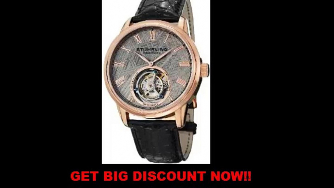 REVIEW Stuhrling Original Men's 536.3345X2 Tourbillon Limited Edition Meteorite Mechanical Rose-Tone Watch