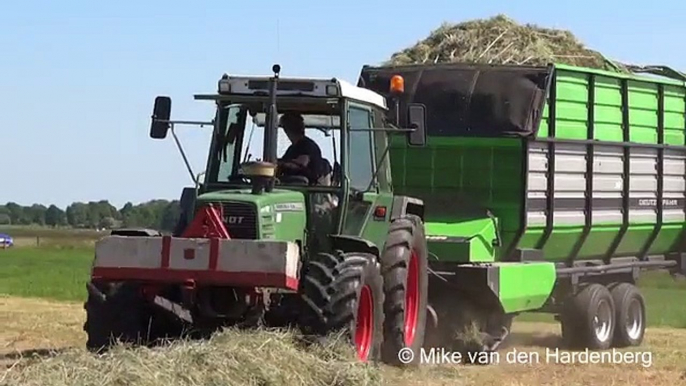 Fendt Farmer 308 LS Econ | Grass silage | Fendt Farmer 306 LSA Turbomatik | Doornspijk.