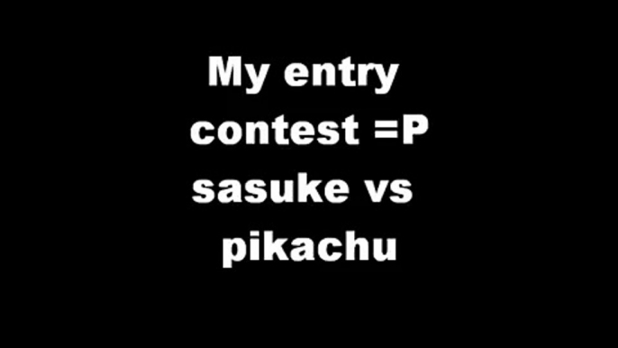 Cartoonblock entry contest sasuke versus pikachu