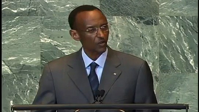 President Paul Kagame avugira munama rusange ya 66 y'umuryango w'Abibumbye  - Radiyoyacu VOA