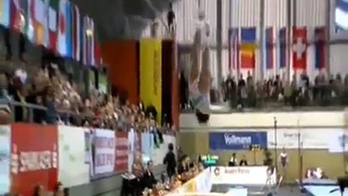 Oksana Chusovitina Vault Final - Cottbus World Cup 2013