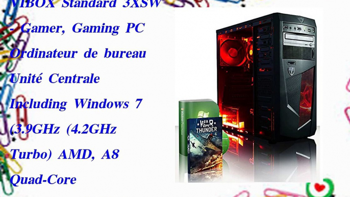 VIBOX Standard 3XSW  Gamer  Gaming PC Ordinateur