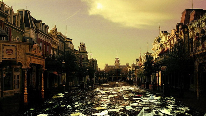 Disney World abandonné et dévasté : les photos d'artiste