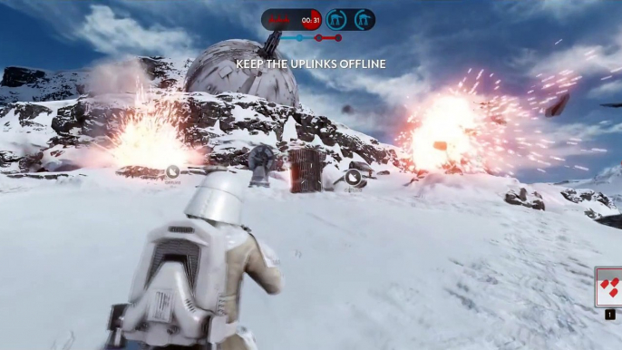 Star Wars Battlefront 3 - Empire Walker Assault on Hoth Lets Play (Official Alpha)