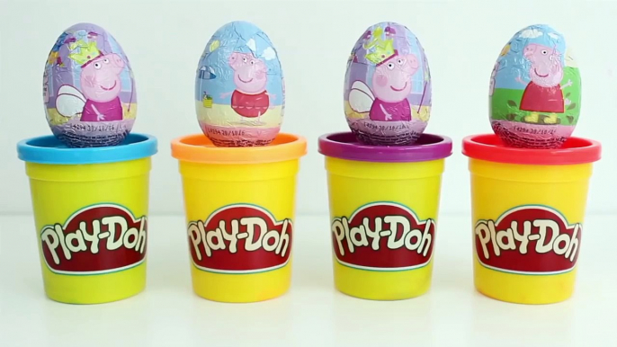 Peppa Pig Surprise Eggs Play Doh Eggs Juguetes Peppa Pig Huevos Sorpresa Toy Videos