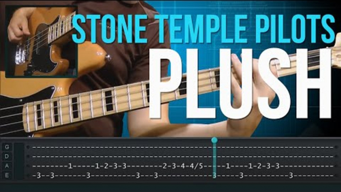 Stone Temple Pilots - Plush (como tocar - aula de contra-baixo)