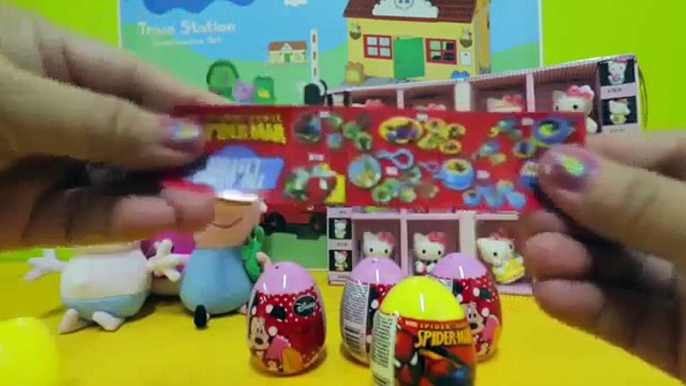 Playdough Surprise Eggs Videos Minnie Mouse Big Hero 6 Kingdom Hearts Play-Doh Disney Cars