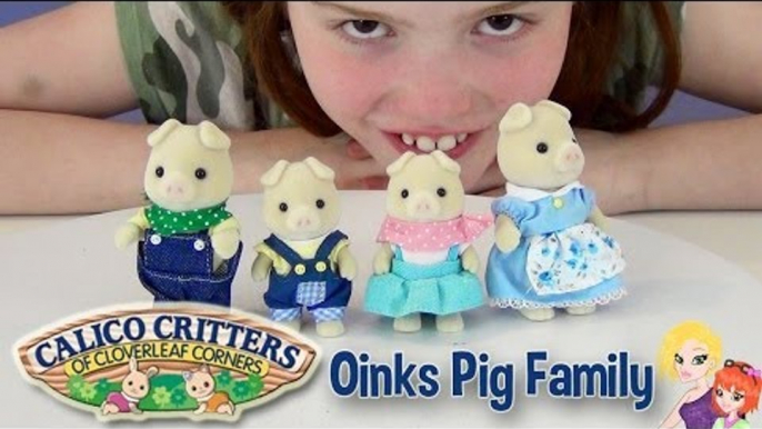 Sylvanian Families Calico Critters Oinks Pig Family Review