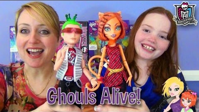 Monster High Ghouls Alive Deuce Gorgon and Toralei Stripe Doll Review