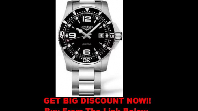 PROMO Longines Black Dial HydroConquest Automatic Diver Mens Watch - L3.642.4.56.6