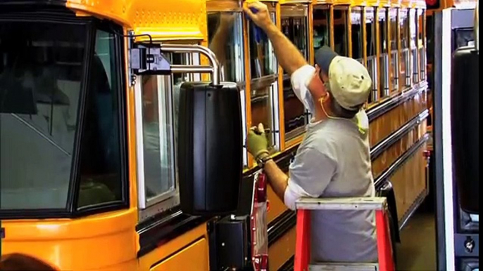 How A Blue Bird Bus Is Made