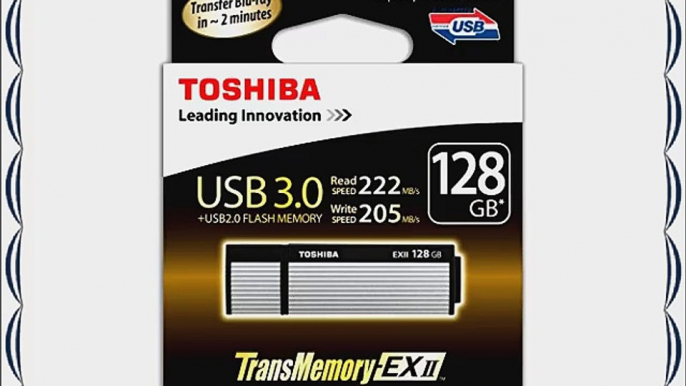 Toshiba THNV128OSUSILV(BL8 Transmemory-EX II 128GB Speicherstick USB 3.0 silber